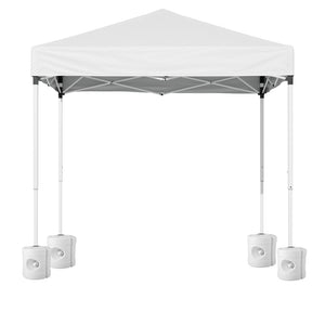 Instahut Gazebo 2x2m | Outdoor Patio Marquee Shade | White with Base Pods