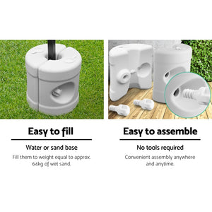 Gazebo Base Pod Kit | Pop Up Marquee Set | Outdoor Wedding Tent | Canopy | Leg 4 Pcs