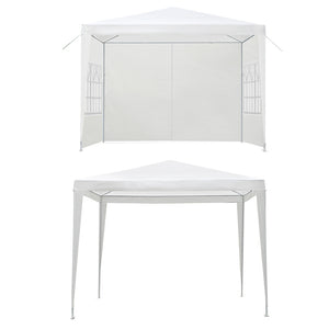 Gazebo | 3x3m | Marquee Wedding Party Tent | Outdoor Camping | Side Wall | Canopy Window Panel | White