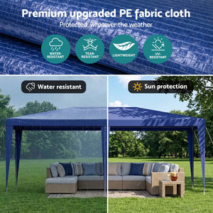 Party Marquee | 3 x 6m Outdoor Event Gazebo | Blue