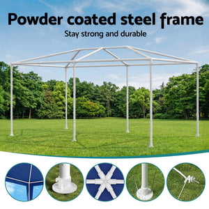 Party Marquee | 3 x 6m Outdoor Event Gazebo | Blue