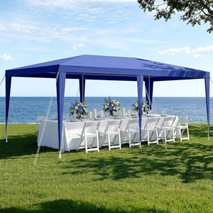 Party Marquee | 3 x 6m Outdoor Event Gazebo | Blue