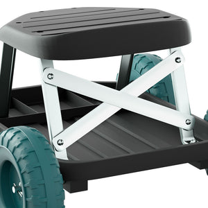 Gardeon Garden Cart | Rolling Stool with Wheels | Gardening Helper Seat | Farm Yard