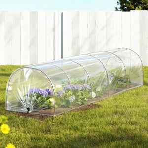 Mini Greenhouse Tunnel | 300x45x30cm | Clear PVC | Steel Frame | Portable