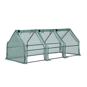 Mini Greenhouse | 240x90x90cm | Steel Frame | PE Cover | Outdoor Shelter
