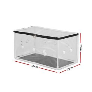 Mini Greenhouse | 50x25x25cm | PVC Cover | For Mushrooms & Succulents
