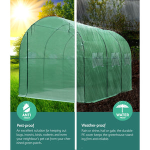 Greenfingers Greenhouse | 3x2x2M | Walk-in Green House Tunnel | Plant Garden Shed Dome