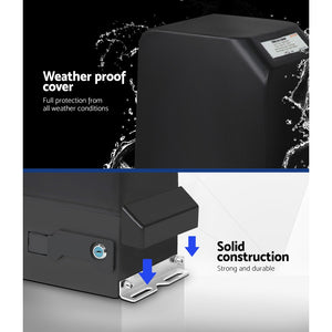 Lockmaster Automatic Sliding Gate Opener Kit | 6M | 1000KG