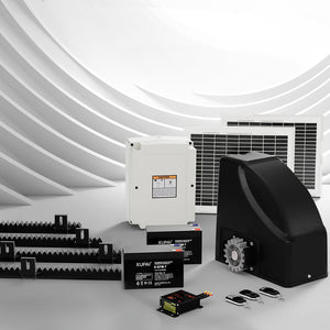 Lockmaster | Automatic Sliding Gate Opener Kit | 20W | Solar Electric | 4M 600KG