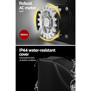 Lockmaster Automatic Sliding Gate Opener Kit | Electric | 4M | 600KG | 3 Control Remotes