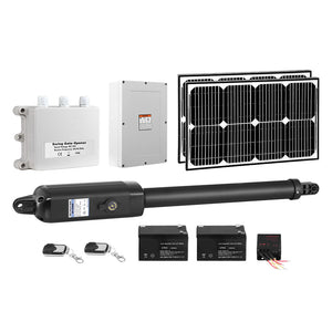 Lockmaster Single Swing Gate Opener | 600KG | 40W Solar Panel