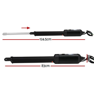 Lockmaster Single Swing Gate Opener | 600KG | 10W Solar Panel