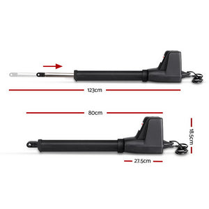 LockMaster Automatic Electric Gate Opener | Double Swing | Remote Control Kit | 800KG