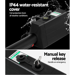 Lockmaster | Single Swing Gate Opener | 20W | Full Solar Power Automatic | 300KG 5M