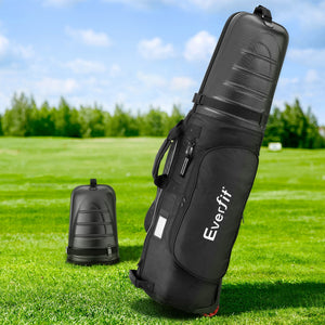 Everfit Golf Travel Bag | Airline Approved | Hard Case with Wheels | Foldable