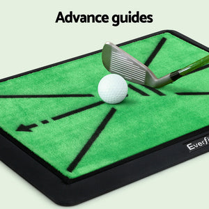 Everfit Golf Hitting Mat | Training Swing Path Aid | 44x33cm