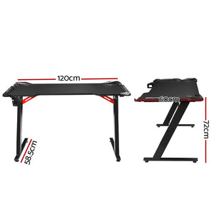 Gaming Desk | Computer Desks | LED Light | 120CM
