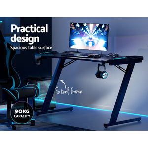 Gaming Desk | Computer Desks | LED Light | 120CM