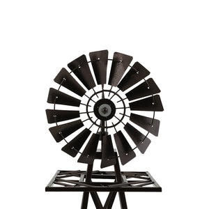 Garden Windmill | 160cm | Metal Ornaments | Outdoor Decor | Ornamental Wind Mill