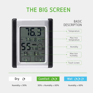 Hygrometer | Grow Room Professional Series | Touch Screen