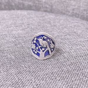 Beautiful Tree & Bird 925 Silver Bohemian Finger Ring