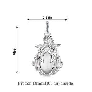 Angel Wings Urn Cremation Pendant Necklace | Various Colours