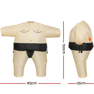 Inflatable Sumo Costume | Adult Suit | Blow Up Party Fancy Dress | Halloween Cosplay