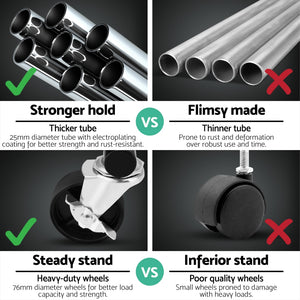 Artiss Clothes Rack | Airer Rail | Adjustable Coat Stand Hanger