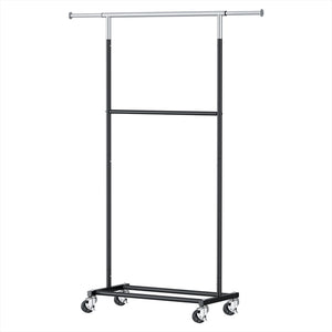 Artiss Clothes Rack | Double Rod | Coat Stand Airer | Adjustable Hanger