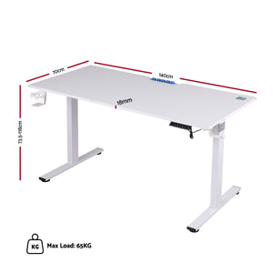 Height Adjustable Standing Desk | 140cm | Gaming & Home Office