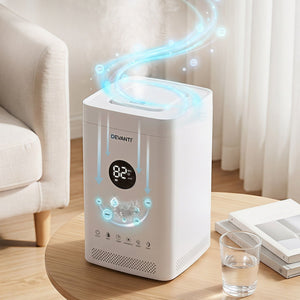 Ultrasonic Humidifier | 3.5L Top Fill Air Purifier | White