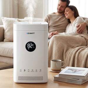 Ultrasonic Humidifier | 3.5L Top Fill Air Purifier | White