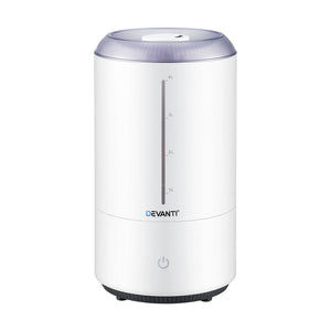 Devanti Ultrasonic Humidifier Aroma Diffuser Top Fill Quiet Bedroom 4L White
