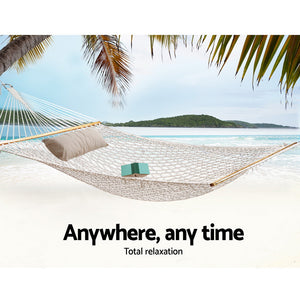 Gardeon Hammock Bed | Outdoor Chair | Camping Hanging Hammocks | Mesh | 2 Person
