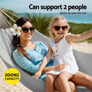 Hammock Bed | Travel Bag | Outdoor Lounge Chair | Grey