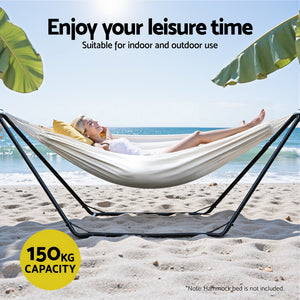 Hammock Bed with Stand | Steel Frame | Outdoor Garden Furniture