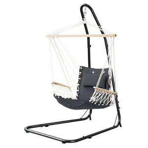 Outdoor Hammock Chair | Heavy Duty Steel Stand | Hanging Swing Seat for Garden & Balcony
