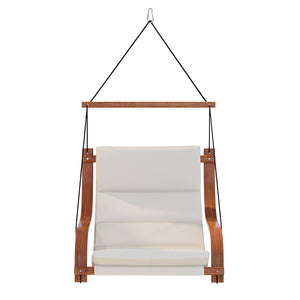 Hammock Chair | Wooden Hanging | Indoor Outdoor Lounge | Patio