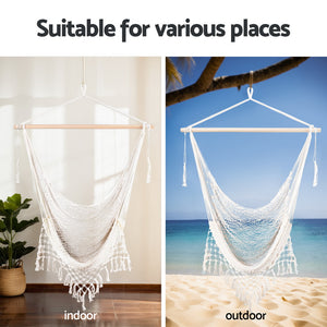 Hammock Chair | Swing | Camping Mesh | Cream