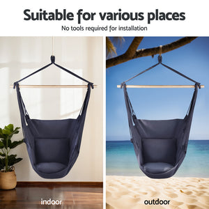 Hammock Chair with Heavy Duty Steel Stand