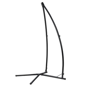 Hammock Chair | Steel Stand | Outdoor Furniture | Heavy Duty | Black