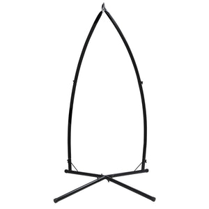 Hammock Chair | Steel Stand | Outdoor Furniture | Heavy Duty | Black