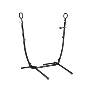 Hammock Chair Stand | Iron Frame | Phone Holder | Black