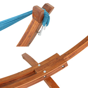Gardeon Hammock Bed | Outdoor Camping | Timber Hammock Wooden Stand