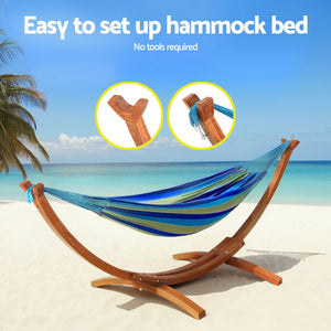 Hammock Bed | Stand Larch Wood | 315cm Length