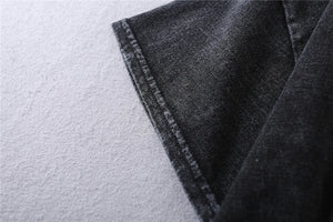 Women's Washed O-Neck Crop Top Surfing Tee | Sizes S-XL