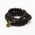 Buddhist Lava Rock Bracelet | 108 Beads With Lotus Pendant