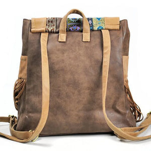 Embroidery Ethic / Hippie Designed Back Pack With Tassels