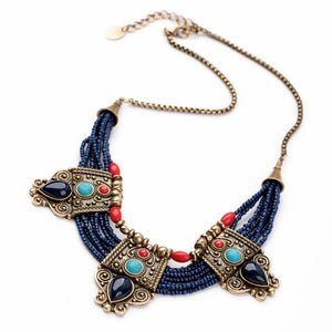 Vintage Boho Ethnic Necklace | Elegant Princess Style
