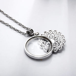 Beautiful Hippie Styled Flower Of Life Necklace